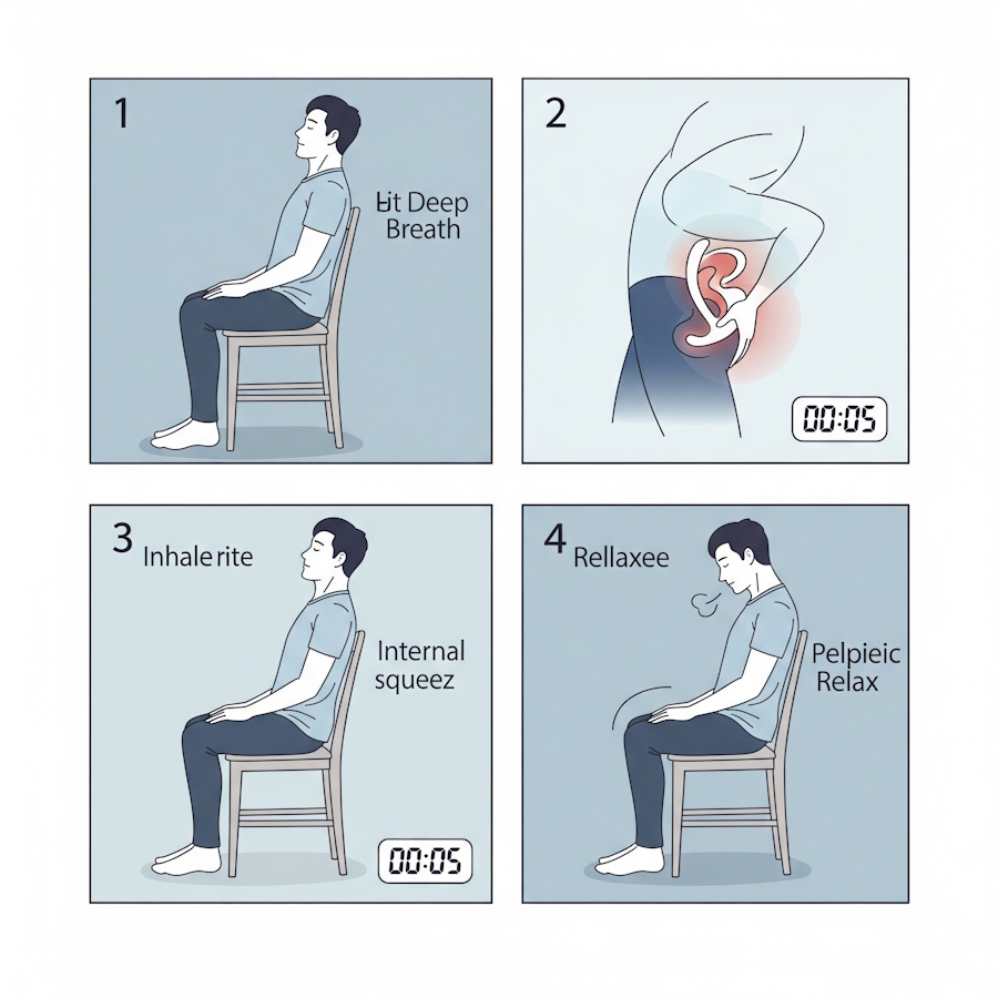 Schematický popis Kegelových cvičení 1