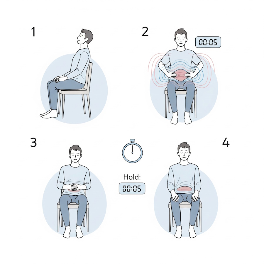 Schematický popis Kegelových cvičení 2